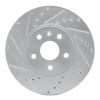 R1 Concepts R1 10-25 Buick ALLURE Front Left Drilled & Slotted Silver Brake Rotor