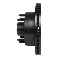 R1 Concepts R1 1986-1994 Ford F-250 2WD (Excl Super Duty) Front Left Drilled & Slotted Black Brake Rotor