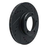 R1 Concepts R1 84-95 Toyota Pickup Front Right Drilled & Slotted Black Brake Rotor