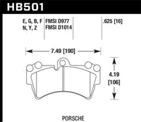Hawk Performance Hawk 2007-2014 Audi Q7 Premium HPS 5.0 Front Brake Pads