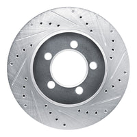 R1 Concepts R1 1965-1972 Dodge Dart Front Right Drilled & Slotted Silver Brake Rotor