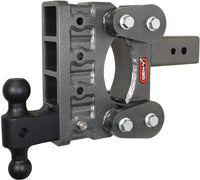 GEN-Y Hitch Gen-Y The Boss Torsion-Flex 3in Shank 6in Drop 2.4K TW 21K Hitch w/GH-061 Dual-Ball
