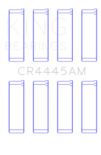 King Engine Bearings Subaru Ea81/Ea81T/Ea82/Ea82T (Size +0.50mm) Connecting Rod Bearing Set