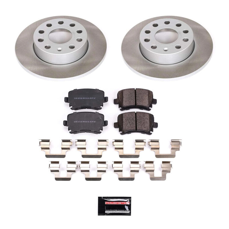 PowerStop Power Stop 06-09 Volkswagen Rabbit Rear Semi-Coated Rotor Kit