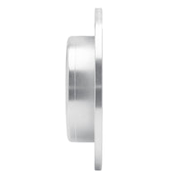 R1 Concepts R1 04-10 Chevrolet Epica (USA/Canada) Rear Left Drilled & Slotted Silver Brake Rotor