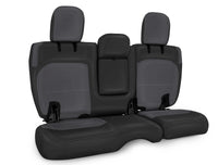 PRP Seats PRP 2018+ Jeep Wrangler JLU/4 door Rear Bench Cover with Leather Interior - Black/Grey