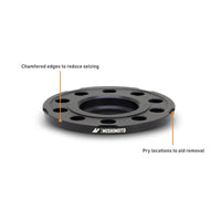 Mishimoto Wheel Spacers - 5x112 - 66.5 - 10 - M14 - Black