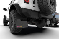 Rally Armor 21-25 Ford Bronco NO-PL Plastic Rear Bumper Black Mud Flap BCE Pink Logo