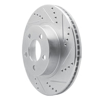 R1 Concepts R1 2001-2011 Ford Explorer Sport Front Right Drilled & Slotted Silver Brake Rotor
