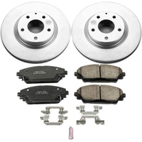PowerStop Power Stop 14-18 Mazda 3 Front Z17 Evolution Geomet Coated Brake Kit