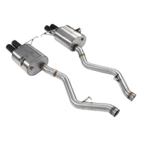 Dinan 08-13 BMW M3 (E92/E93) Free Flow Axleback Exhaust System - Black Tips