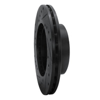R1 Concepts R1 83-89 Chrysler Conquest Front Right Drilled & Slotted Black Brake Rotor