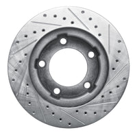R1 Concepts R1 80-93 Dodge W100 Front Left Drilled & Slotted Silver Brake Rotor