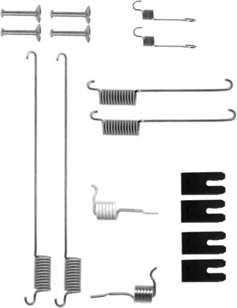 TEXTAR 97032700 Brake Shoe Fitting Kit