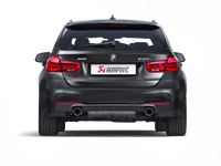 Akrapovic 16-17 BMW 340i (F30 F31) Evolution Line Cat Back (SS) w/ Carbon Tips (Req. Link Pipe)