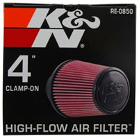 K&N Engineering K&N Universal Air Filter (4in. Flange / 6in. Base OD / 4-5/8in. Top OD / 6in. Height)