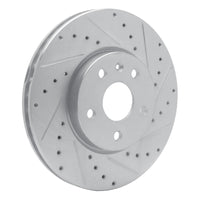 R1 Concepts R1 10-25 Buick ALLURE Front Right Drilled & Slotted Silver Brake Rotor