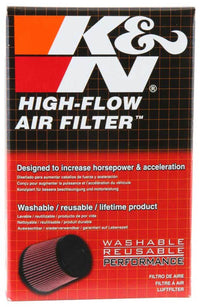 K&N Engineering K&N Filter Universal Rubber Filter - Round Straight 3.5in Base OD x 3.5in Top OD x 5in H
