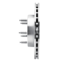 R1 Concepts R1 1983-1992 Ford Explorer Front Right Drilled & Slotted Silver Brake Rotor