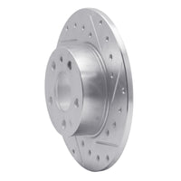 R1 Concepts R1 91-95 Alfa Romeo 164 Rear Right Drilled & Slotted Silver Brake Rotor