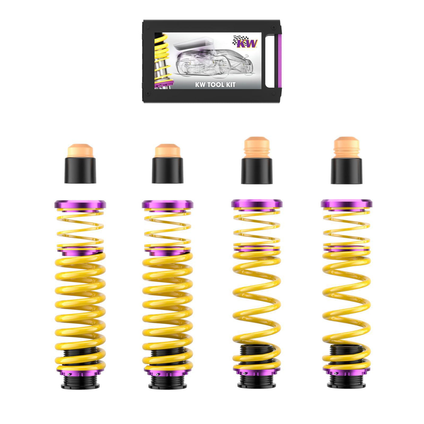 KW 25329005 Jeep Grand Cherokee Height-Adjustable Lowering Springs Kit
