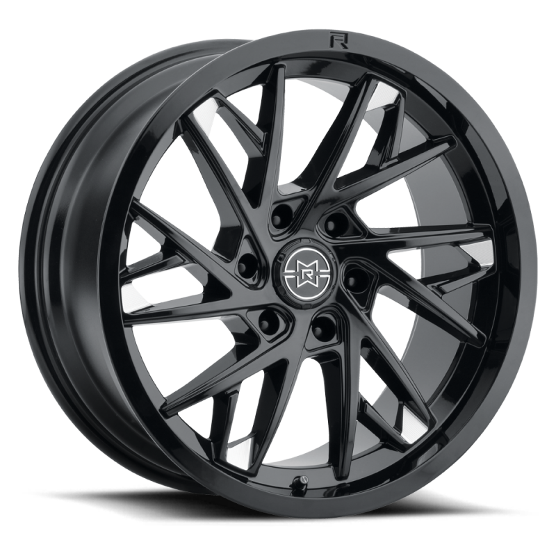 Raised Wheels Method Raised MR801 22x9 / 6x135 BP / 20mm Offset / 87mm Bore - Gloss Black Milled Wheel