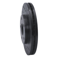 R1 Concepts R1 92-95 Toyota MR2 Front Right Drilled & Slotted Black Brake Rotor