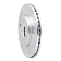R1 Concepts R1 11-25 Buick Encore GX Front Right Drilled & Slotted Silver Brake Rotor