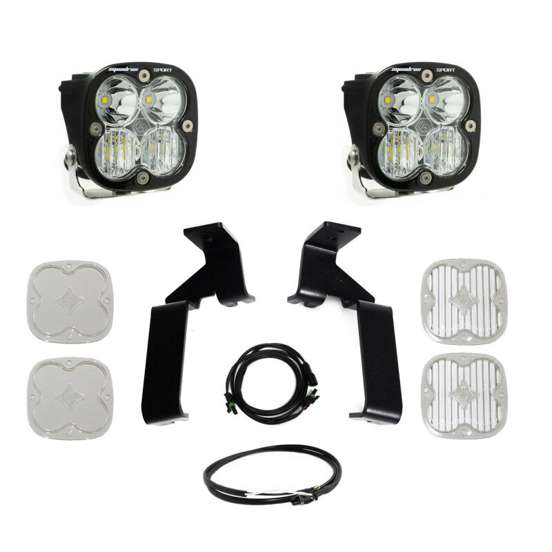 Baja Designs 21-25 Ford Raptor (Base/37/R) Squadron Sport A-Pillar Kit