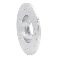 R1 Concepts R1 06-10 Pontiac SOLSTICE Rear Right Drilled & Slotted Silver Brake Rotor
