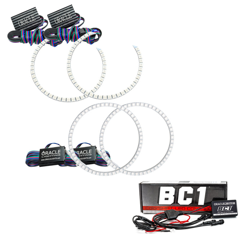 ORACLE Lighting Oracle Nissan Titan 08-15 Halo Kit - ColorSHIFT w/ Simple Controller