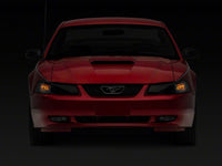 Raxiom 99-04 Ford Mustang Axial Series OEM Style Replacement Headlights- Black Housing (Smoked Lens)
