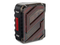 Raxiom 07-18 Jeep Wrangler JK Axial Series Trident LED Tail Lights- Black Housing (Clear Lens)