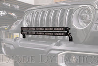Diode Dynamics 18-21 Jeep JL Wrangler/Gladiator SS30 Bumper Bracket Kit - Amber Combo (Single)