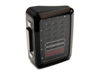 Raxiom 07-18 Jeep Wrangler JK Axial Series LED Tail Lights- Black Housing (Clear Lens)