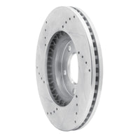 R1 Concepts R1 07-08 Ford Edge Front Right Drilled & Slotted Silver Brake Rotor
