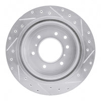 R1 Concepts R1 08-14 Mitsubishi Montero Limited (Mexico) Rear Left Drilled & Slotted Silver Brake Rotor