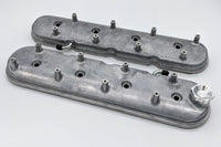 Granatelli Motor Sports Granatelli 96-22 GM LS Standard Valve Cover w/Angled Coil Mount - Cast Finish (Pair)