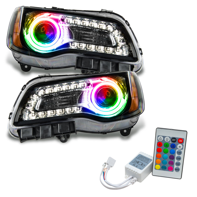 ORACLE Lighting Oracle 11-14 Chrysler 300C SMD HL - Black - NON HID - ColorSHIFT w/ Simple Controller