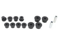 Whiteline 1986-1995 Suzuki Samurai Front Leaf Spring Eye And Shackle Bushings