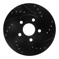 R1 Concepts R1 90-05 Buick Skylark Front Right Drilled & Slotted Black Brake Rotor