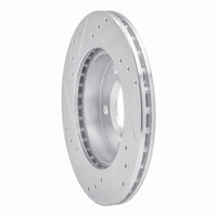 R1 Concepts R1 90-90 Pontiac 6000 Rear Right Drilled & Slotted Silver Brake Rotor