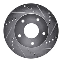 R1 Concepts R1 1979-1998 Buick Riviera Front/Rear Right Drilled & Slotted Silver Brake Rotor