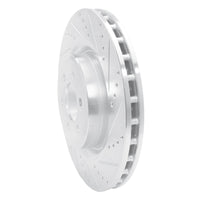 R1 Concepts R1 03-17 Dodge Viper Front Right Drilled & Slotted Silver Brake Rotor