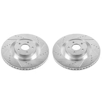 PowerStop Power Stop 16-18 Ford Focus Front Evolution Drilled & Slotted Rotors - Pair