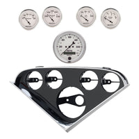 Autometer Old Tyme White Direct Fit Dash Kit 55-56 Chevrolet (1 x 3-3/8in. / 4 x 2-1/16in.)