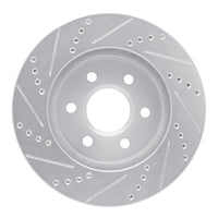 R1 Concepts R1 98-99 Cadillac DEVILLE Front Right Drilled & Slotted Silver Brake Rotor