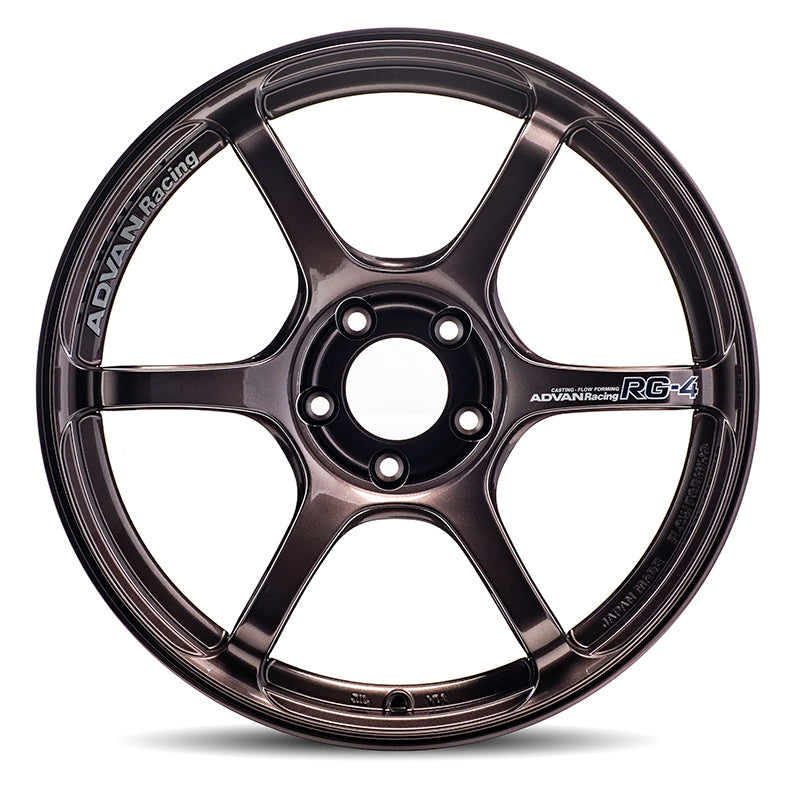 Advan RG-4 18x9.5 +25 5x112 Racing Copper Bronze Wheel