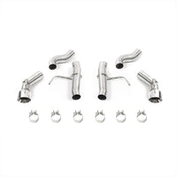 Mishimoto 2016+ Chevrolet Camaro SS Dual-Tip Race Axle-Back Exhaust w/ Polished Tips