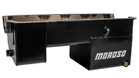 Moroso Ford 351W (w/Rear Sump & Billet End Seals) Extra Deep Wet Sump 7qt 9in Steel Oil Pan